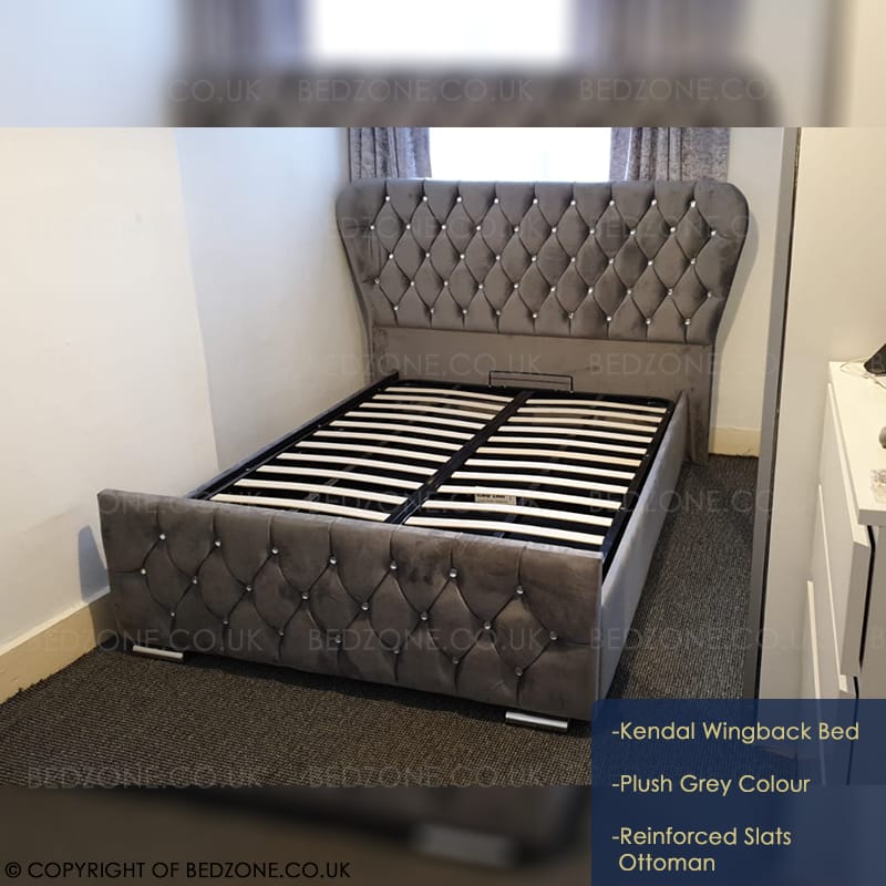 Nina wingback bed discount
