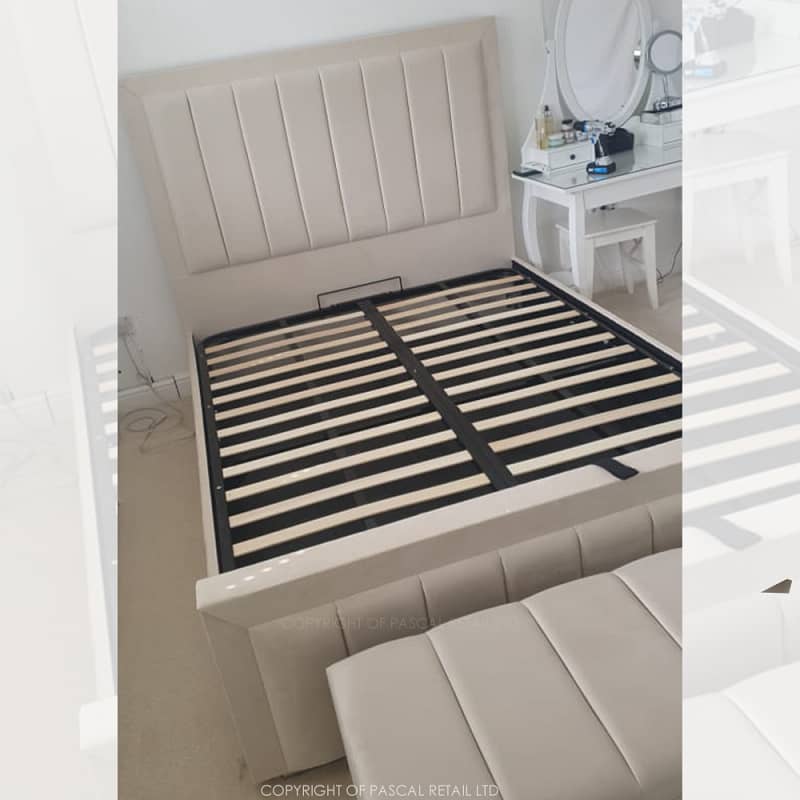 New Princess Signature Linear Upholstered Bed Frame - BEDZONE™