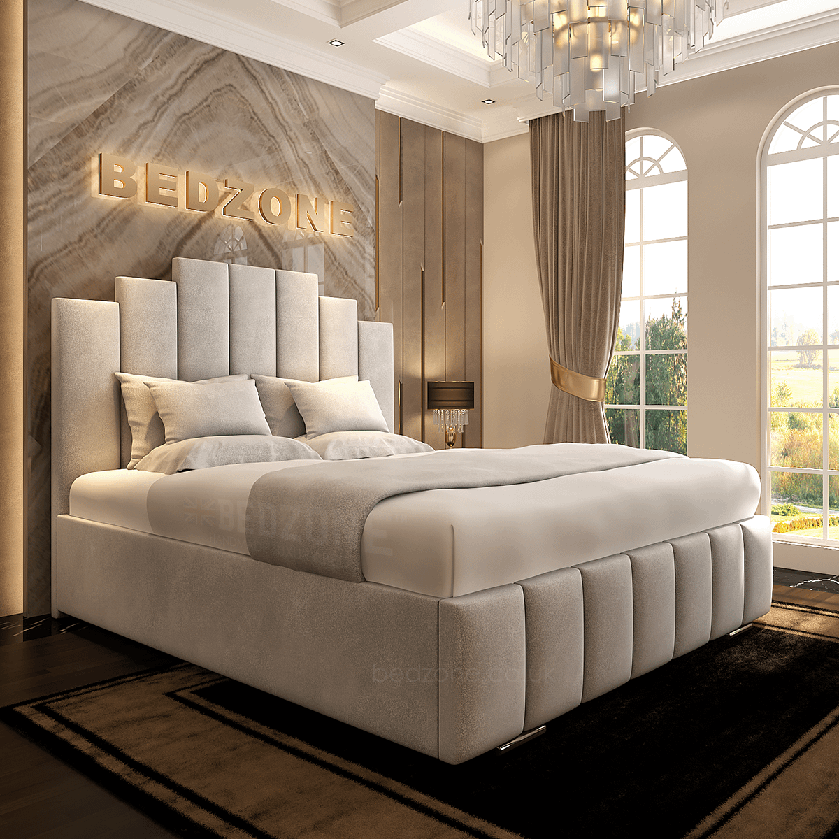 The 2023 Art Deco Style Bed PASCAL BEDS UK PSCL™
