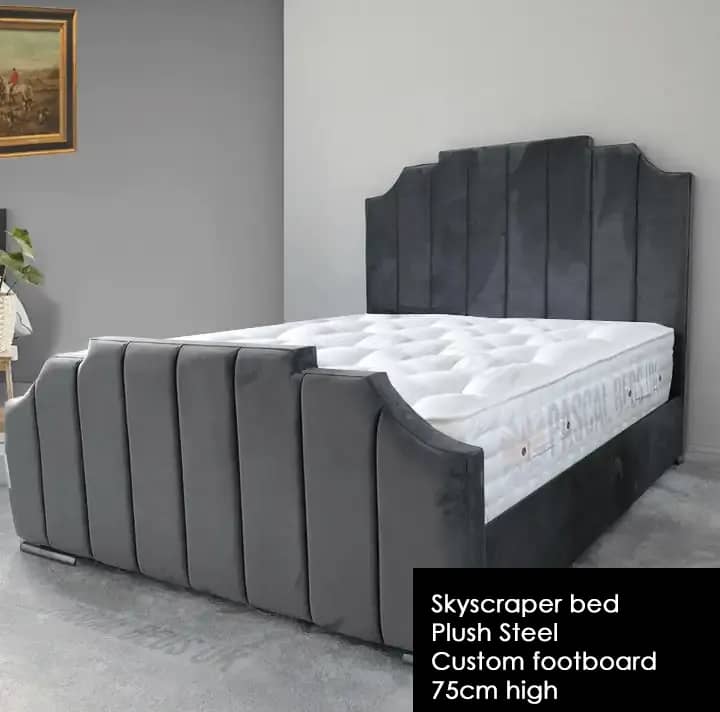 New Skyscraper Art Deco Inspired Bed PASCAL BEDS UK PSCL™