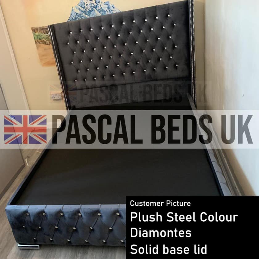 Rome Luxury Wingback Bed PASCAL BEDS UK PSCL™