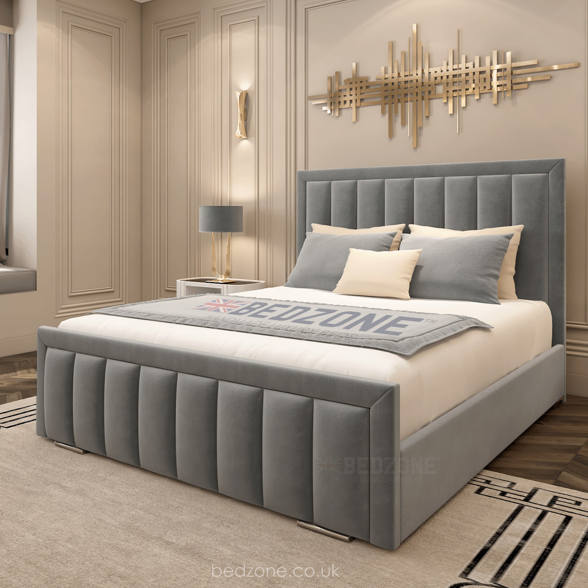 Princess Bed Frame Upholstered PASCAL BEDS UK PSCL™