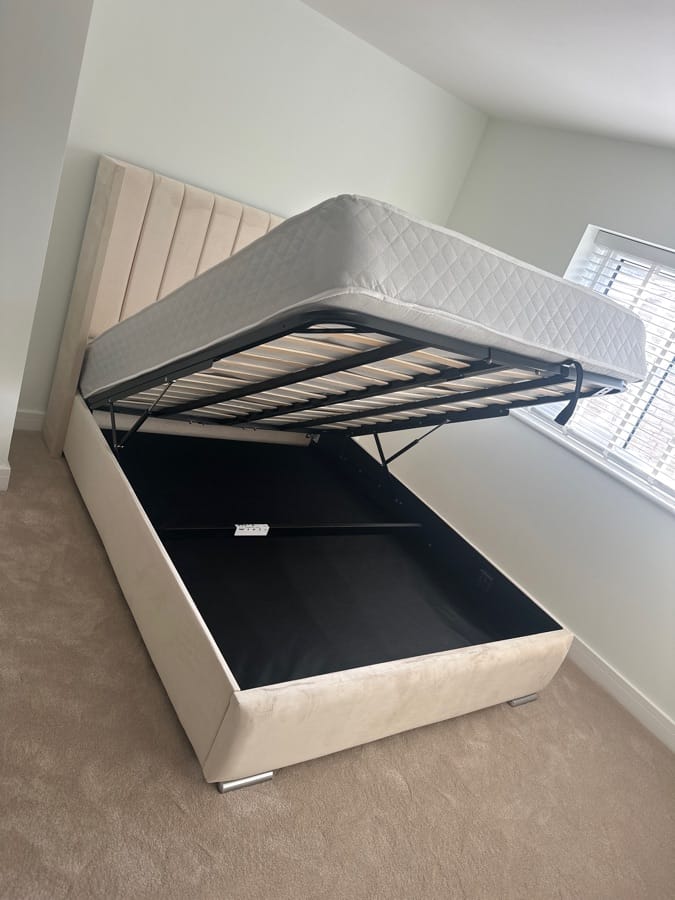 2023 Empire Bed Frame with Optional Ottoman Storage PASCAL BEDS UK