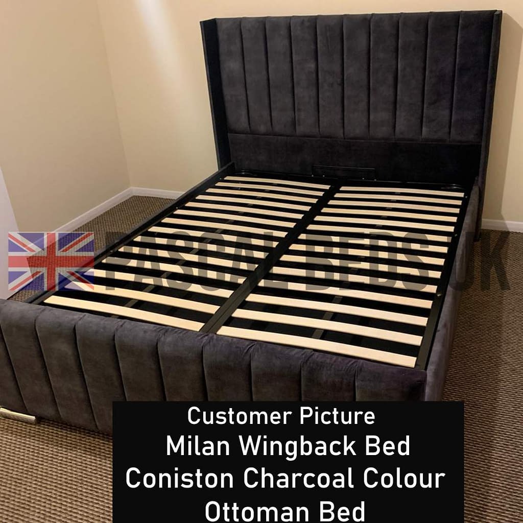 Milan Wingback Bed ™ PASCAL BEDS UK