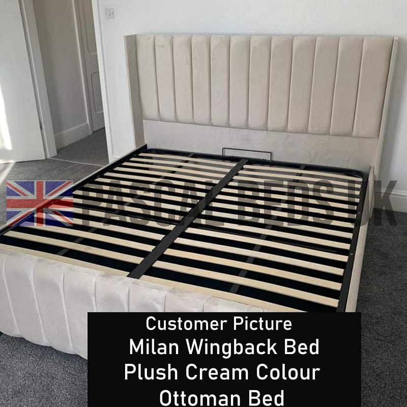 Milan Wingback Bed ™ PASCAL BEDS UK