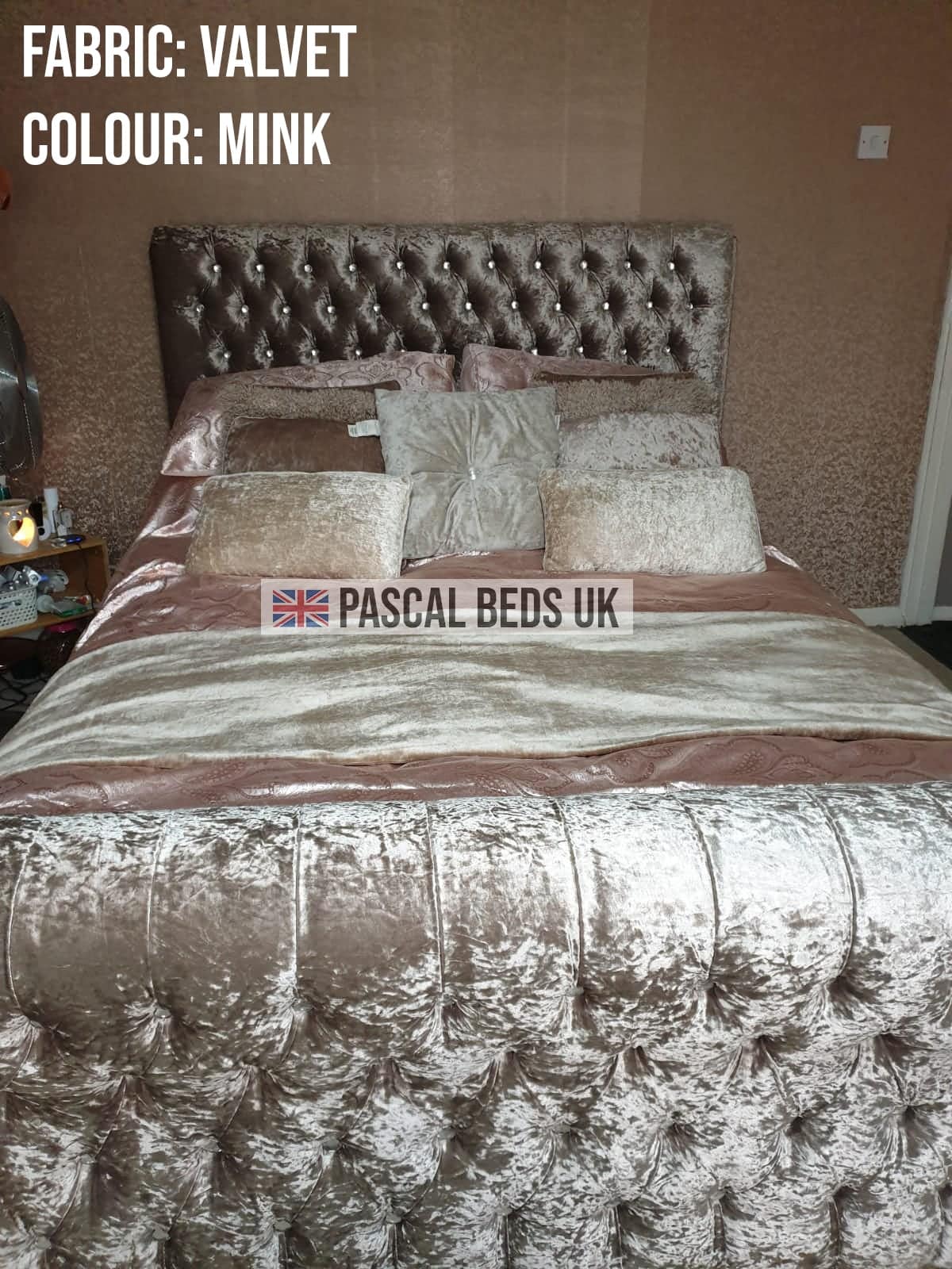 New Sheffield Upholstery Bed PASCAL BEDS UK