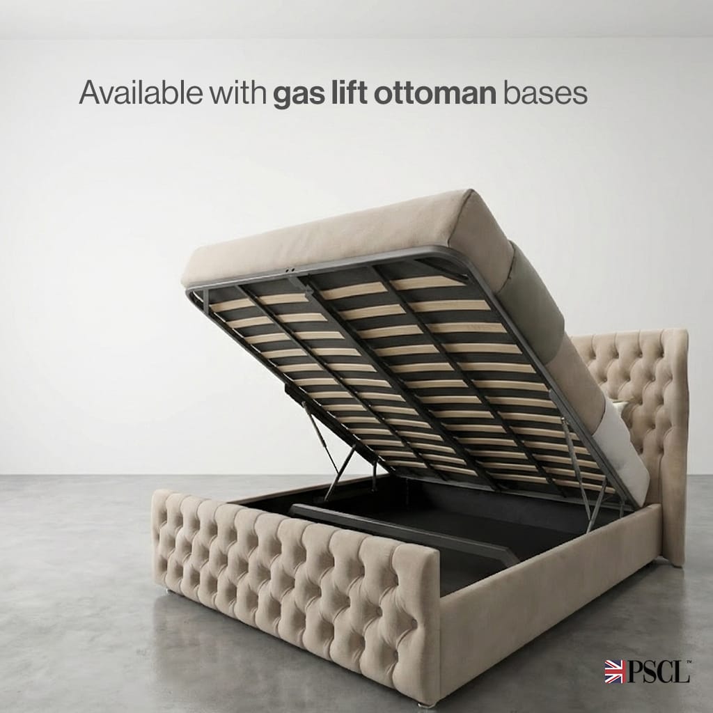 Available with gas lift ottoman bases.