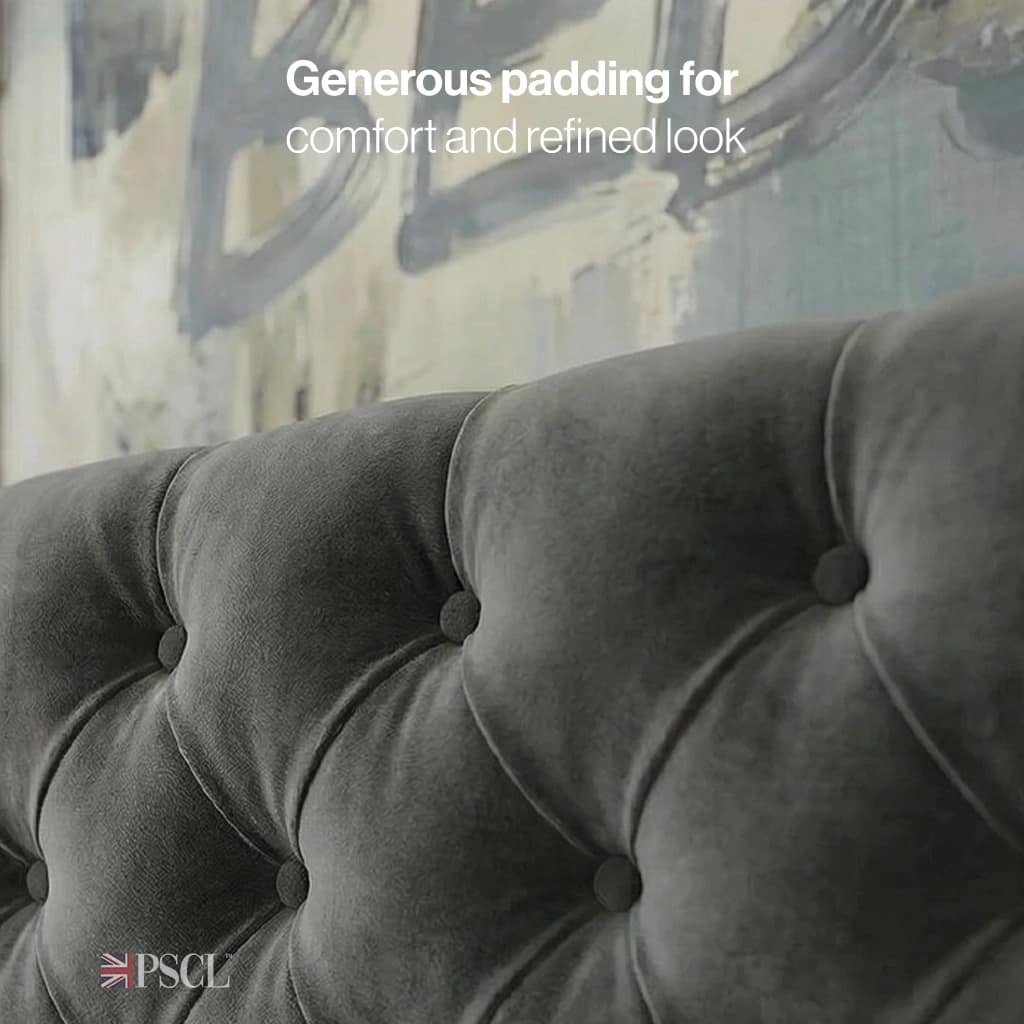 Generous padding for comfort and refined look