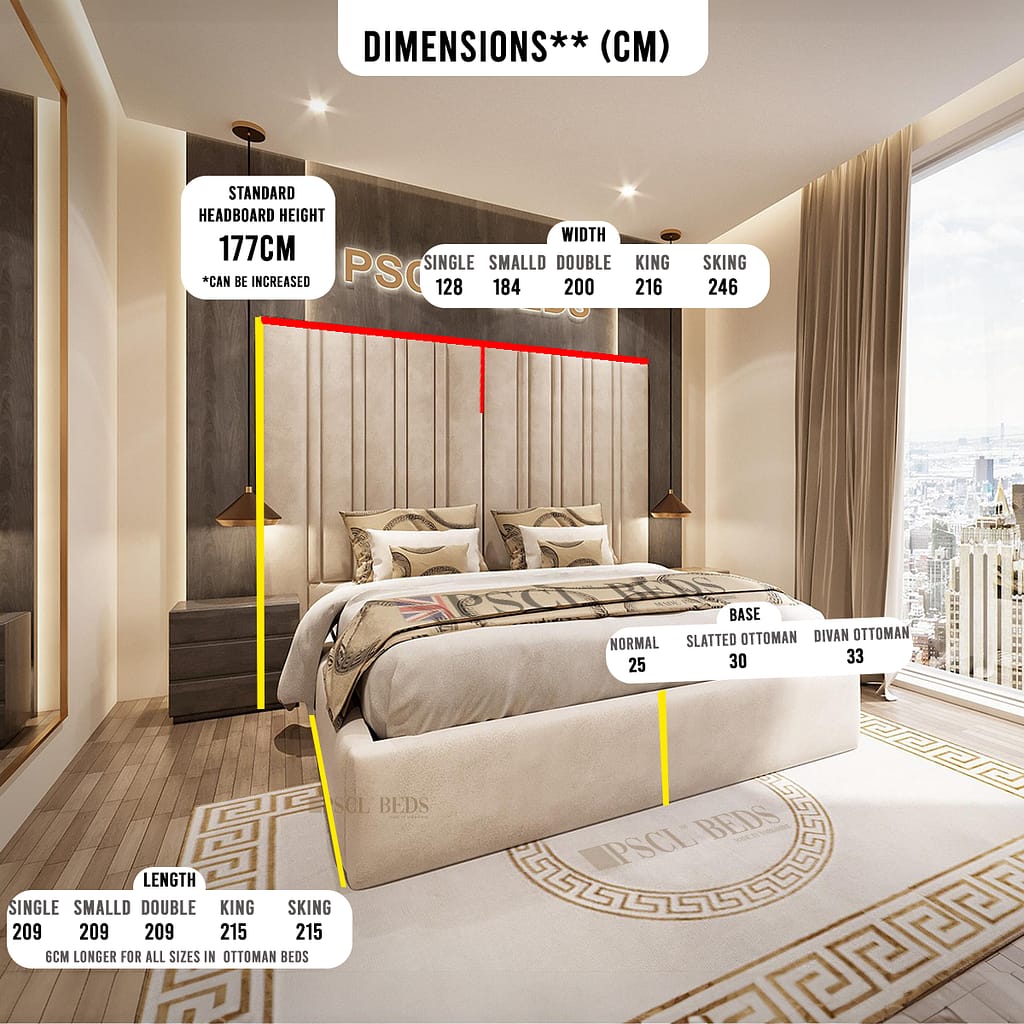 PSCL™ Beds Luxury Beds, Handmade with love in Yorkshire