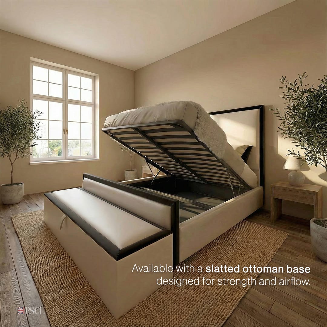 WASHINGTON BED SLATTED OTTOMAN BASE