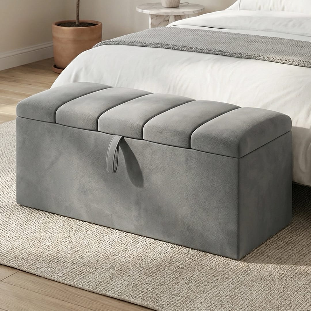 Linear Style Blanket Box