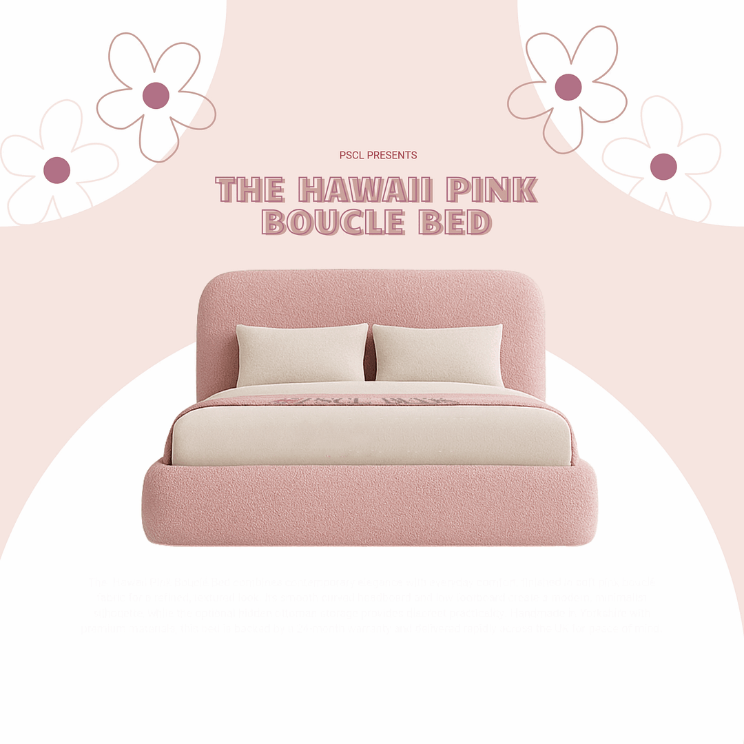 hawaii bed pscl pink