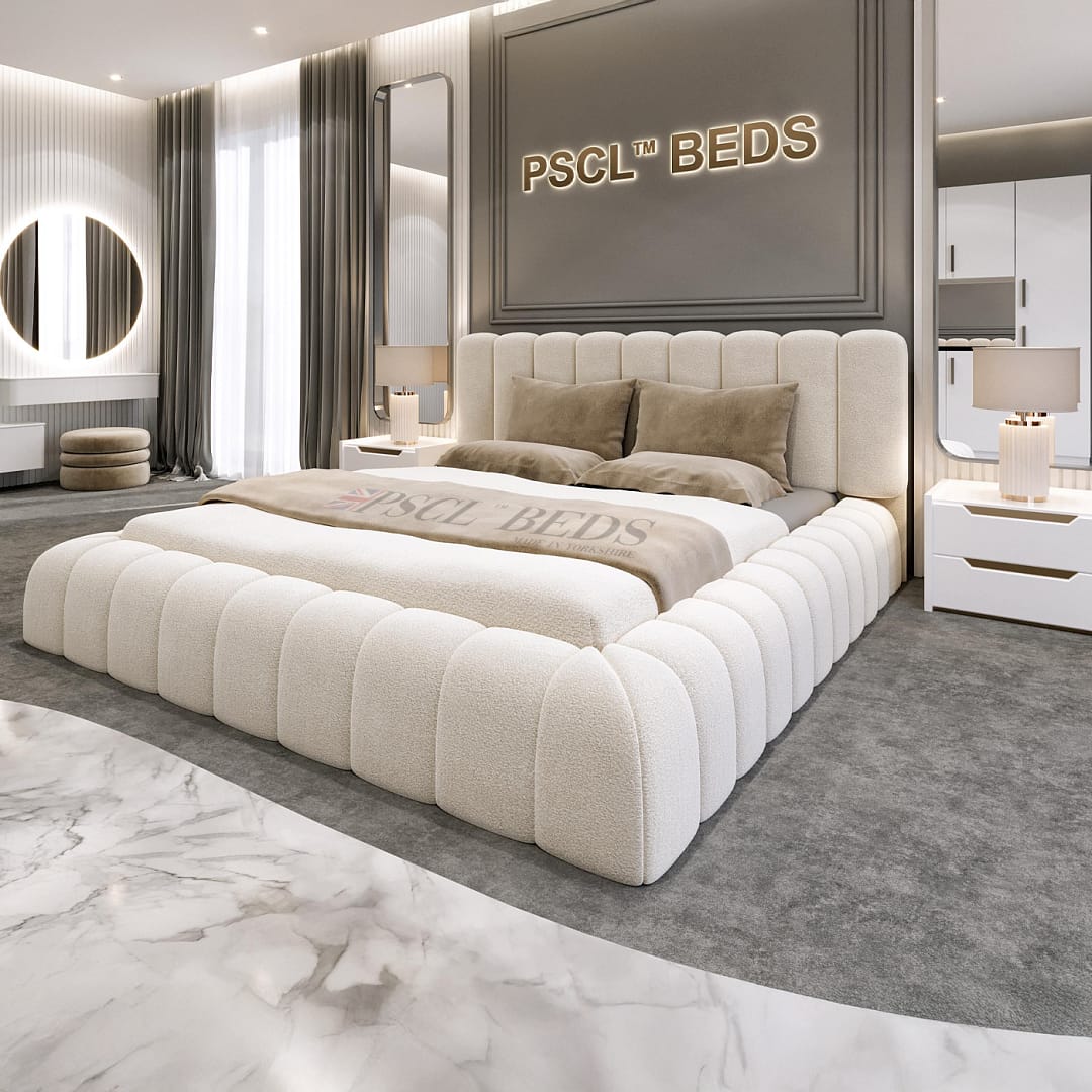 Cloud of Boucle Bed