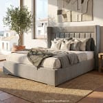 2025 Barcelona Bed Frame with Lines