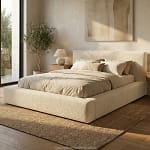 2025 Teddy Zen (Teddy Boucle Cream) Bed frame
