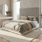 2026 Silver Fern Bed with High Headboard (2-Piece Headboard)